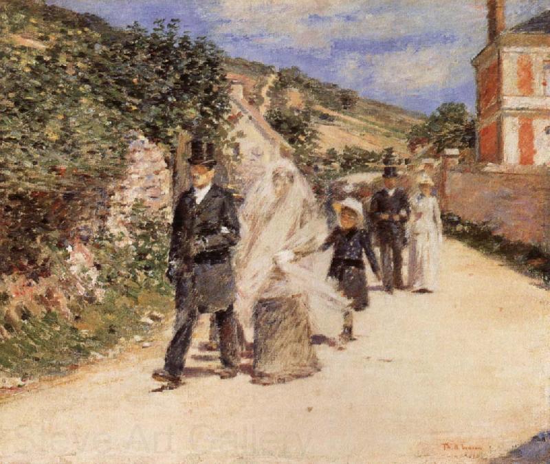Theodore Robinson The Wedding March France oil painting art